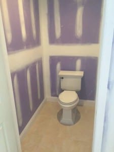During new toilet room